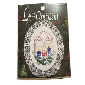 NWT Designs for the Needle Christmas Candle Ornament